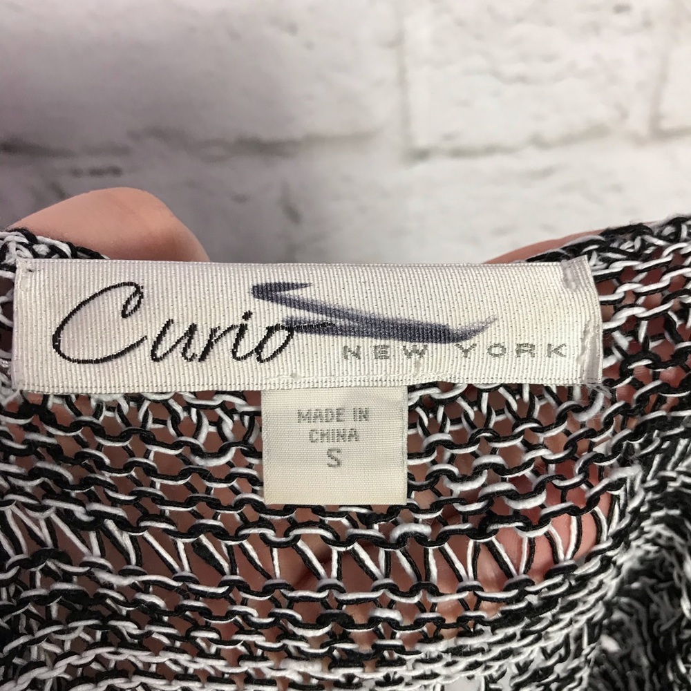 Curio New York Linen Open Knit Sleeveless Dress SM - Picture 5 of 6